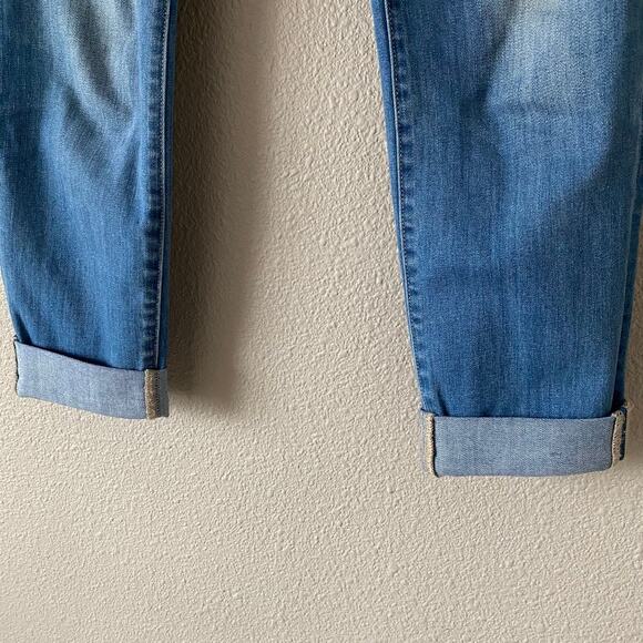 KUT from the Kloth Boyfriend Mid Rise Cotton Blue Jeans Quality Denim Womens 2 - Picture 4 of 10